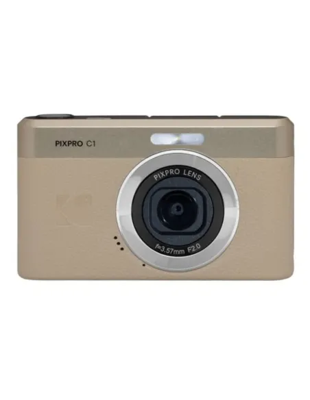 Kodak PIXPRO C1 Beige Camera 13MP Flip Screen Full HD Compact