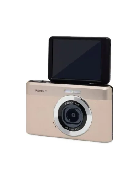 Kodak PIXPRO C1 Beige Camera 13MP Flip Screen Full HD Compact
