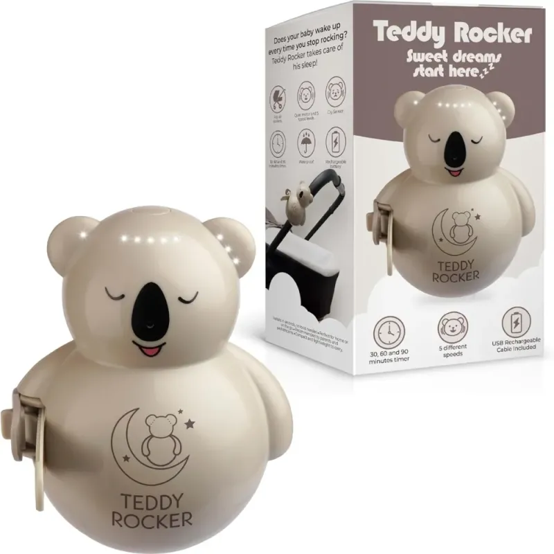 Teddy Rocker - Mecedora Automática para Cochecito y Cuna con Sensor de Llanto