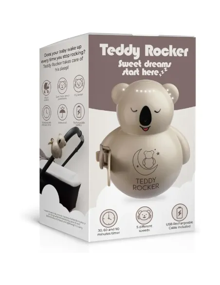 Teddy Rocker - Mecedora Automática para Cochecito y Cuna con Sensor de Llanto