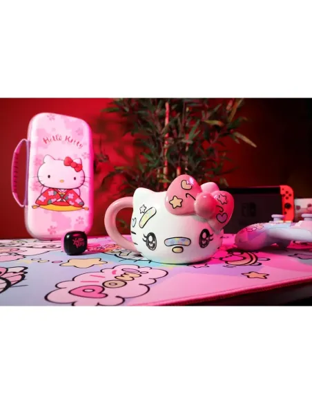 Taza 3D Hello Kitty KONIX 500ml | Taza Cerámica Kawaii Oficial