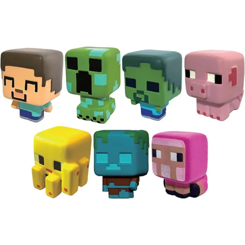 Minecraft Squishmes Serie 6 Just Toys | Figura Antiestrés Sorpresa
