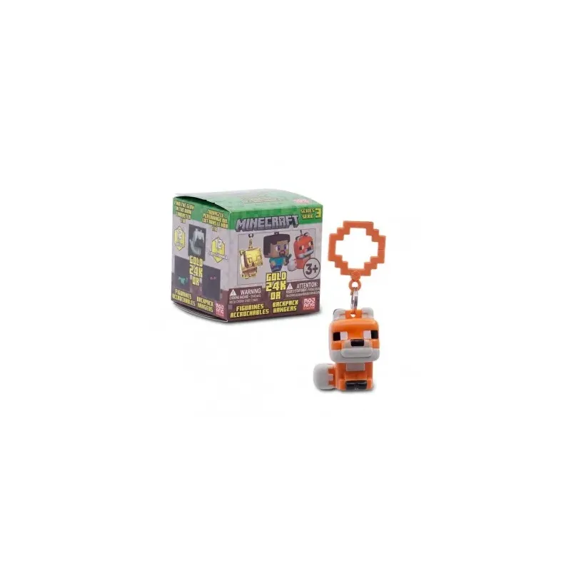 Colgador Mochila Minecraft Serie 4 Just Toys | Figura Sorpresa Llavero