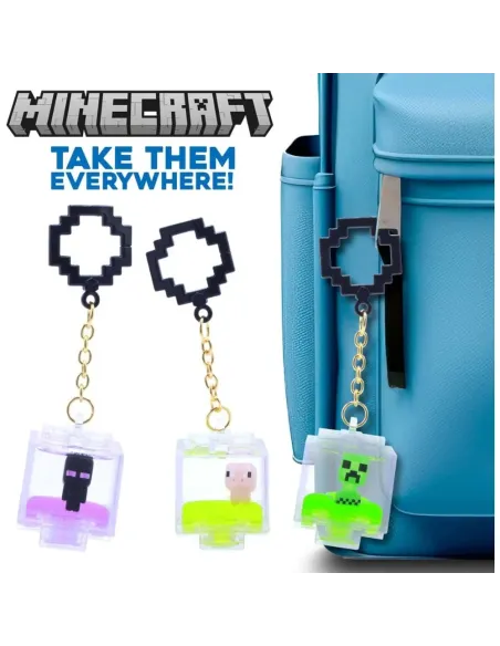 Colgante Mochila Minecraft Serie 2 Just Toys | Mini Charm Sorpresa