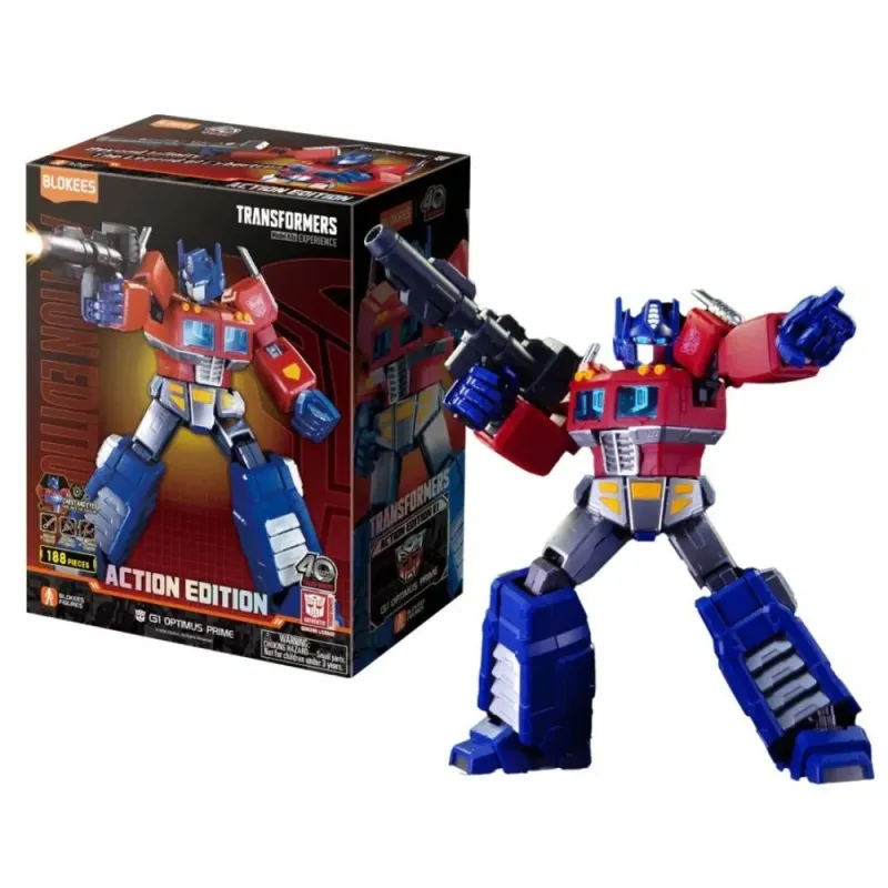 Figura G1 Optimus Prime Blokees 01 | Maqueta Transformers LED 18cm