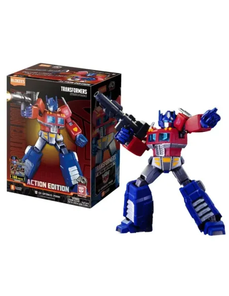 Figura G1 Optimus Prime Blokees 01 | Maqueta Transformers LED 18cm