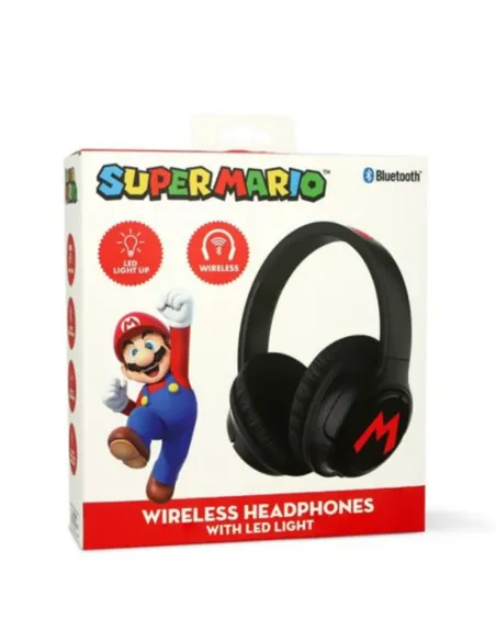 Blade Super Mario Bluetooth Headphones with LED | 50-Hour Battery Life