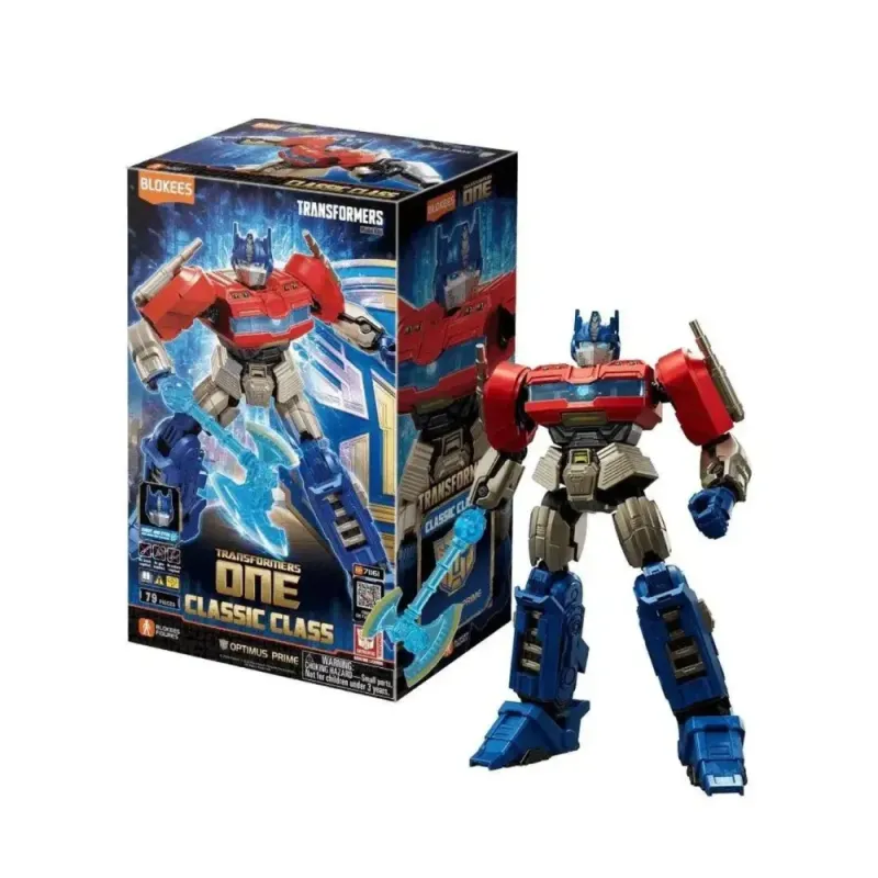 BLOKEES Figura Clase Clásica Transformers 11: Optimus Prime Transformers One (con luz)