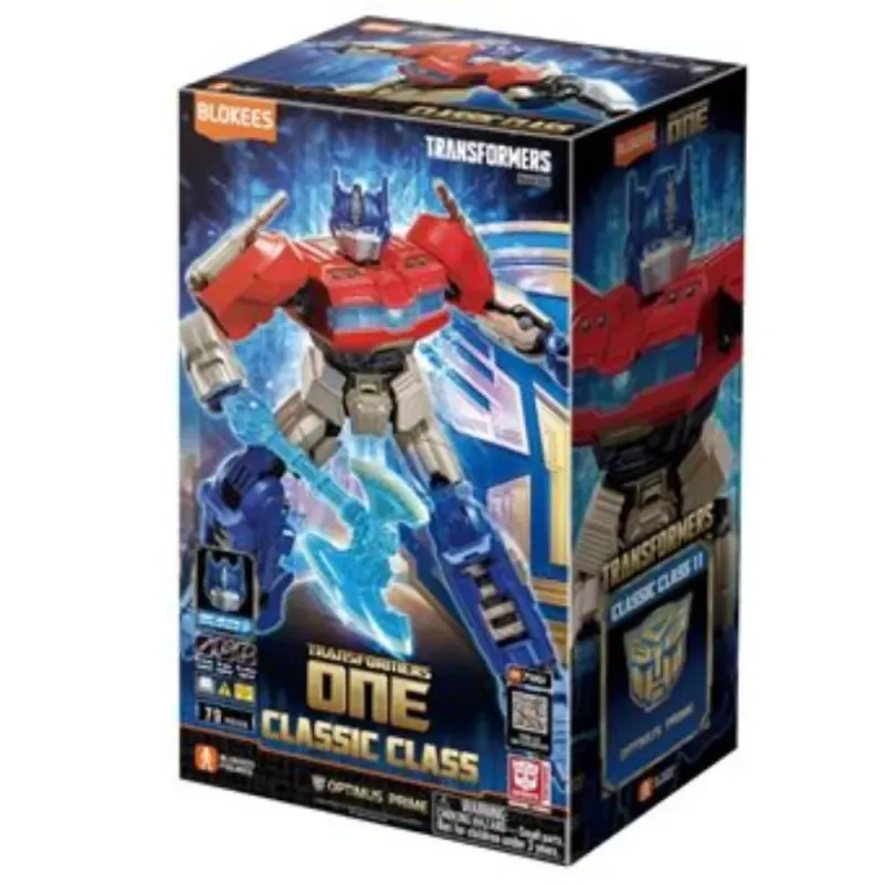 BLOKEES Figura Clase Clásica Transformers 11: Optimus Prime Transformers One (con luz)