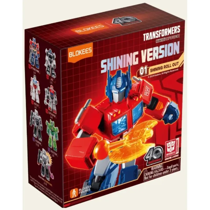 BLOKEES Caja Sorpresa Shining Version Transformers 01: Shining Roll Out