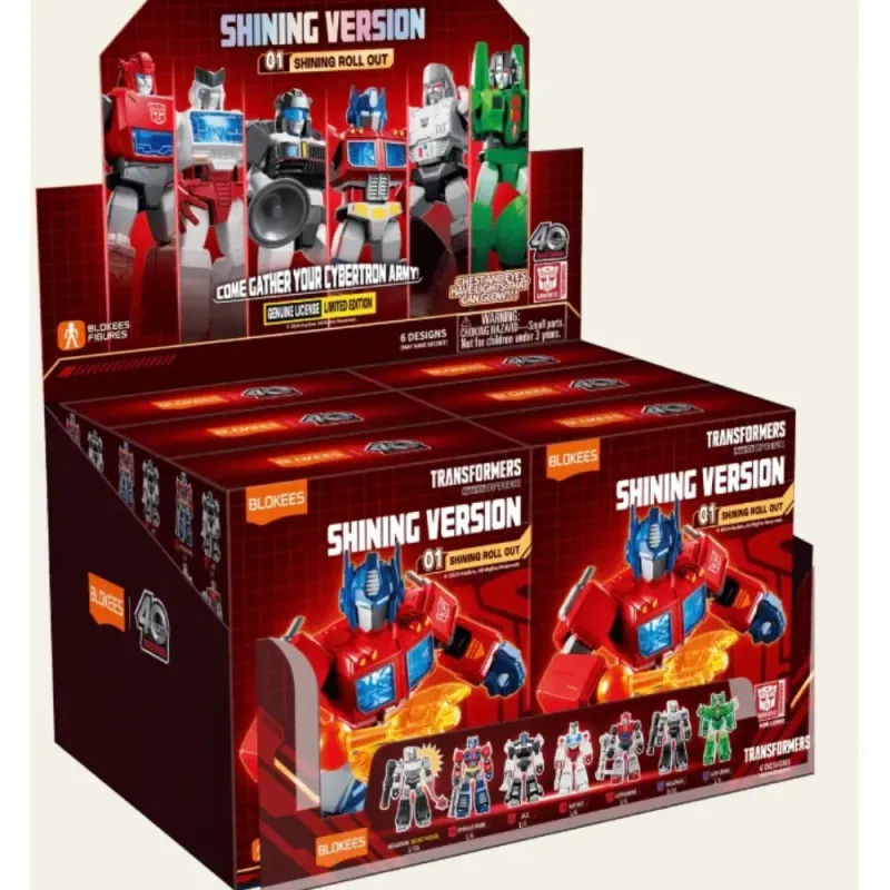 Caja Sorpresa Transformers Blokees Shining 01 | Figura Misterio Snap-F