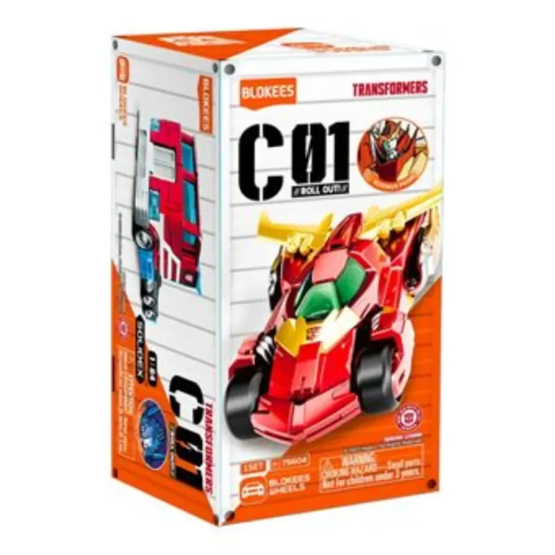 Caja Sorpresa Transformers Blokees Wheels 01 | Figura Misterio Con Rue