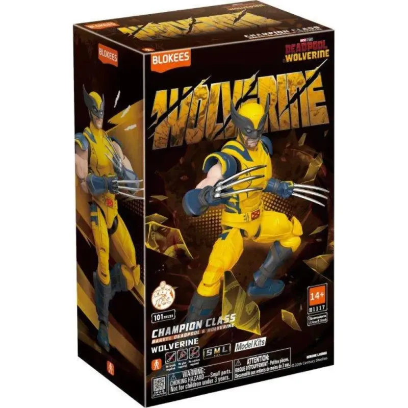 Figura Wolverine Blokees Champion 05 | Maqueta Marvel Articulada