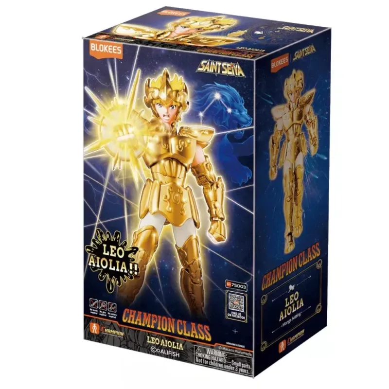 Figura Leo Aiolia Blokees Champion 02 | Maqueta Saint Seiya