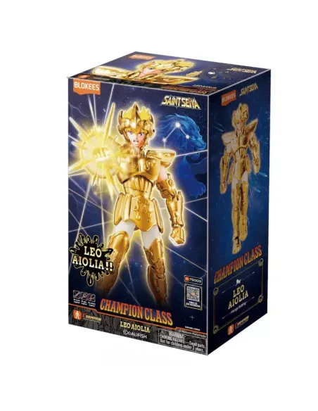 Figura Leo Aiolia Blokees Champion 02 | Maqueta Saint Seiya