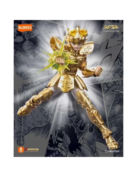 Figura Leo Aiolia Blokees Champion 02 | Maqueta Saint Seiya
