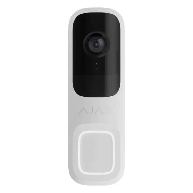 Video Timbre Ajax Doorbell 4 Blanco 4MP | Intercomunicador IA