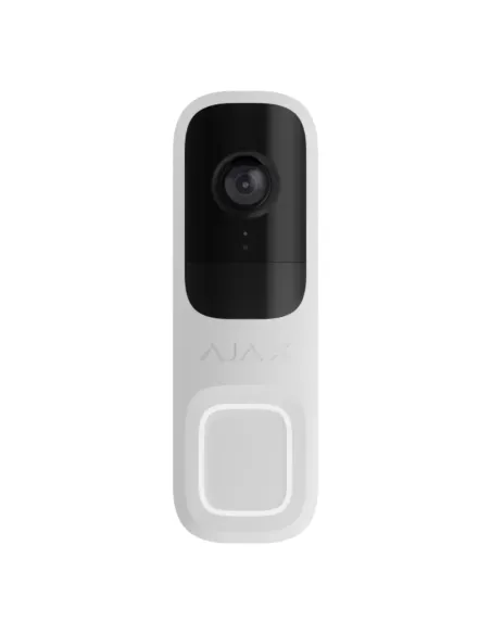 Video Timbre Ajax Doorbell 4 Blanco 4MP | Intercomunicador IA