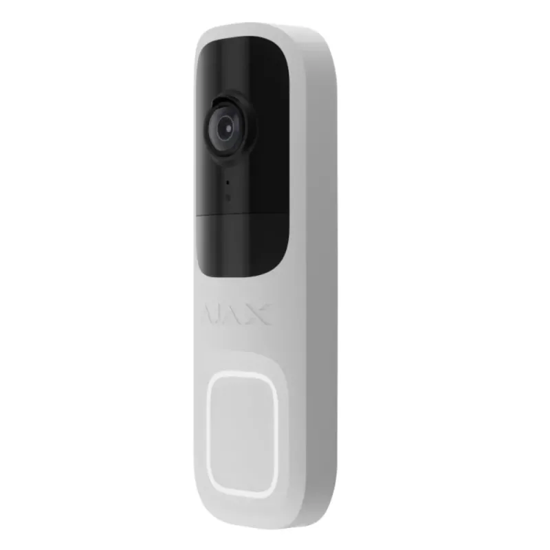 Video Timbre Ajax Doorbell 4 Blanco 4MP | Intercomunicador IA