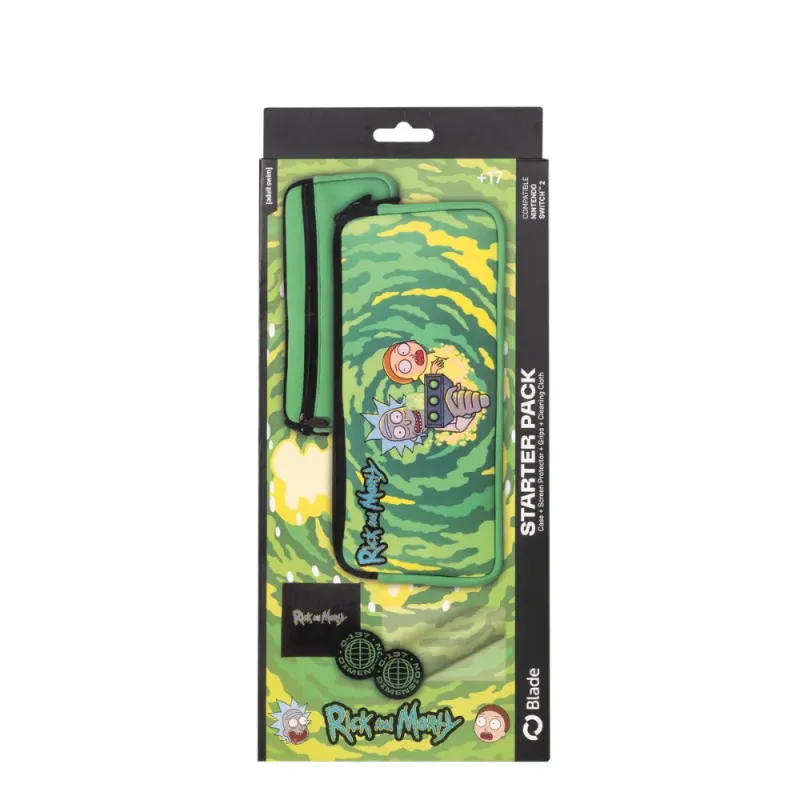 Blade Rick and Morty Starter Pack Switch 2 | Official Accessory Kit