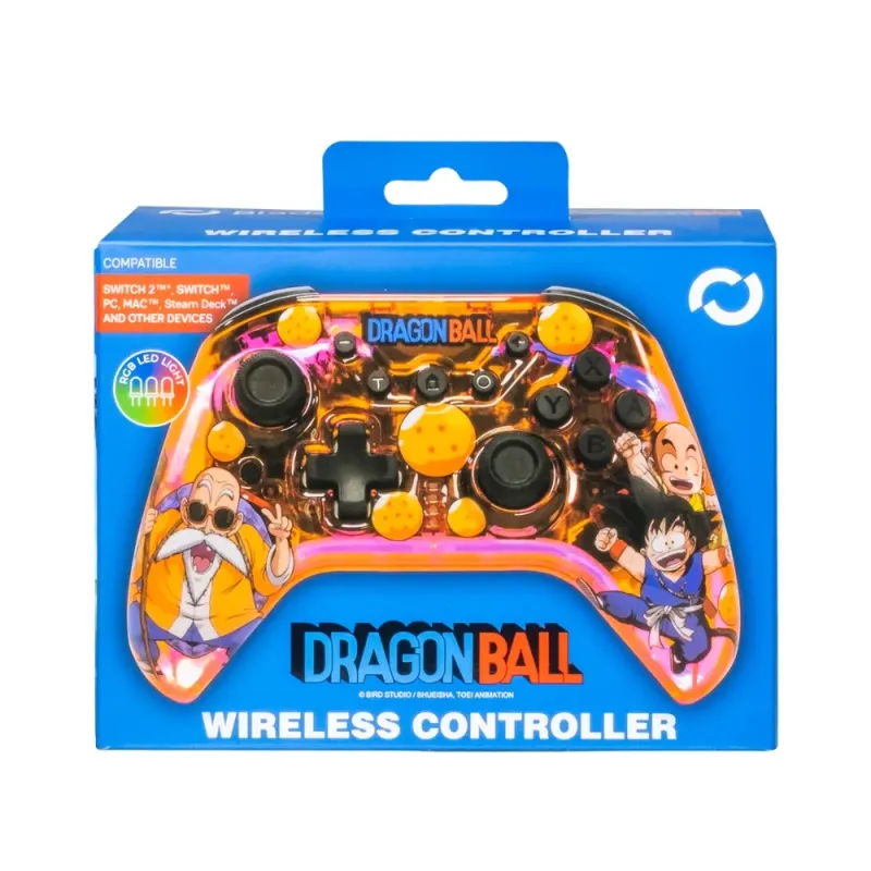 CoBprarWMando para Nintendo Switch Wireless Gamepad Dragon Ball Kame
