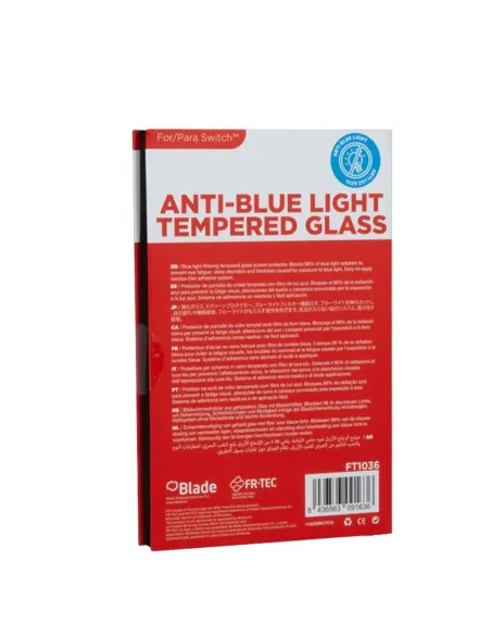 Protector de pantalla FR-TEC Switch Anti Blue Light Tempered Glass
