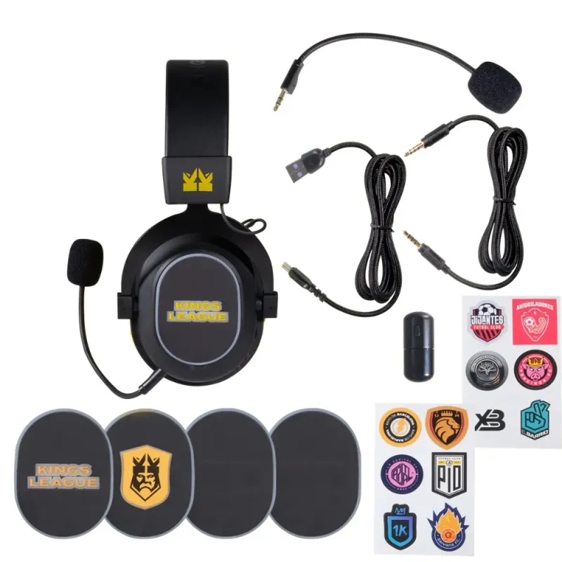 Kings League Gaming Headset Wireless - Trimode Headphones