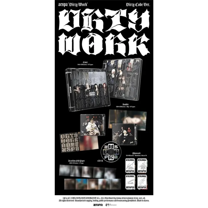 aespa - Dirty Work (Dirty Worker Ver.) - Álbum K-Pop