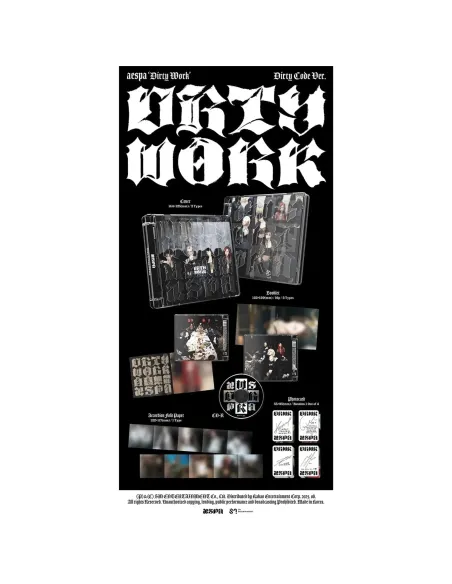 aespa - Dirty Work (Dirty Worker Ver.) - Álbum K-Pop