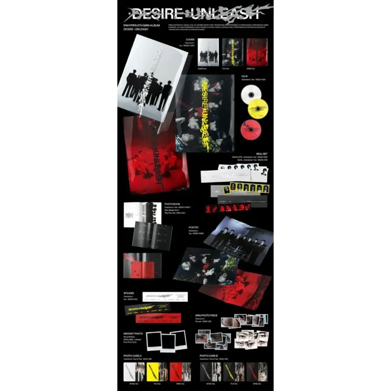 ENHYPEN - DESIRE : UNLEASH (Standard) - Álbum K-Pop