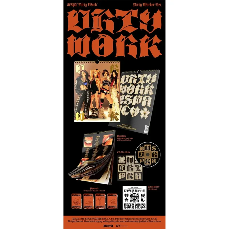 aespa - Dirty Work (Dirty Worker Ver.) - Álbum K-Pop