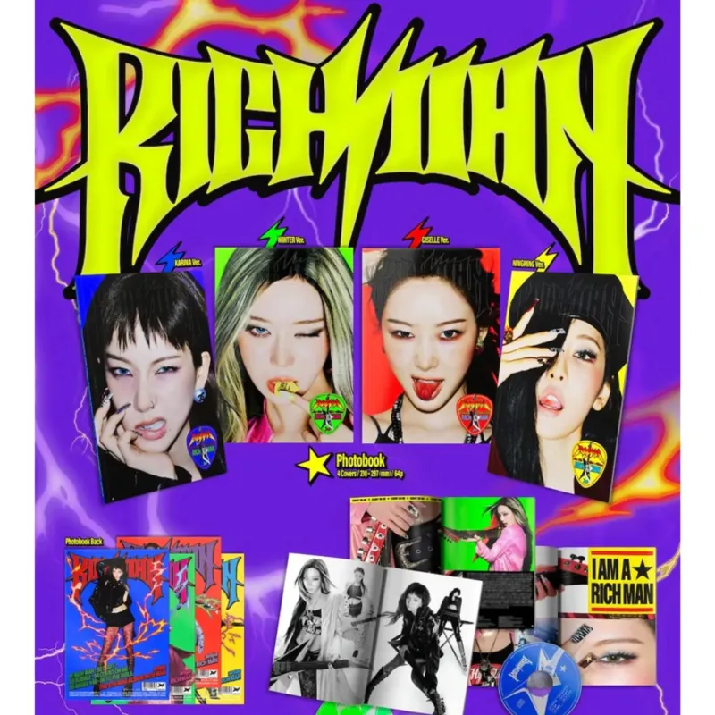 aespa - Rich Man (ENERGY Ver.) - Álbum K-Pop