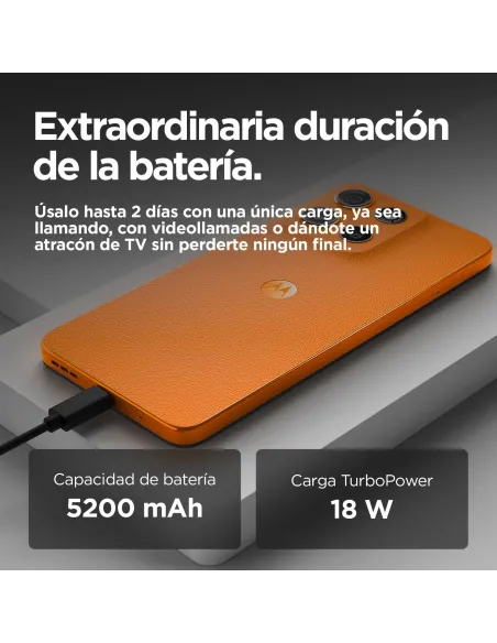 Motorola Moto G15 8GB/256GB Orange | Móvil Calidad Precio