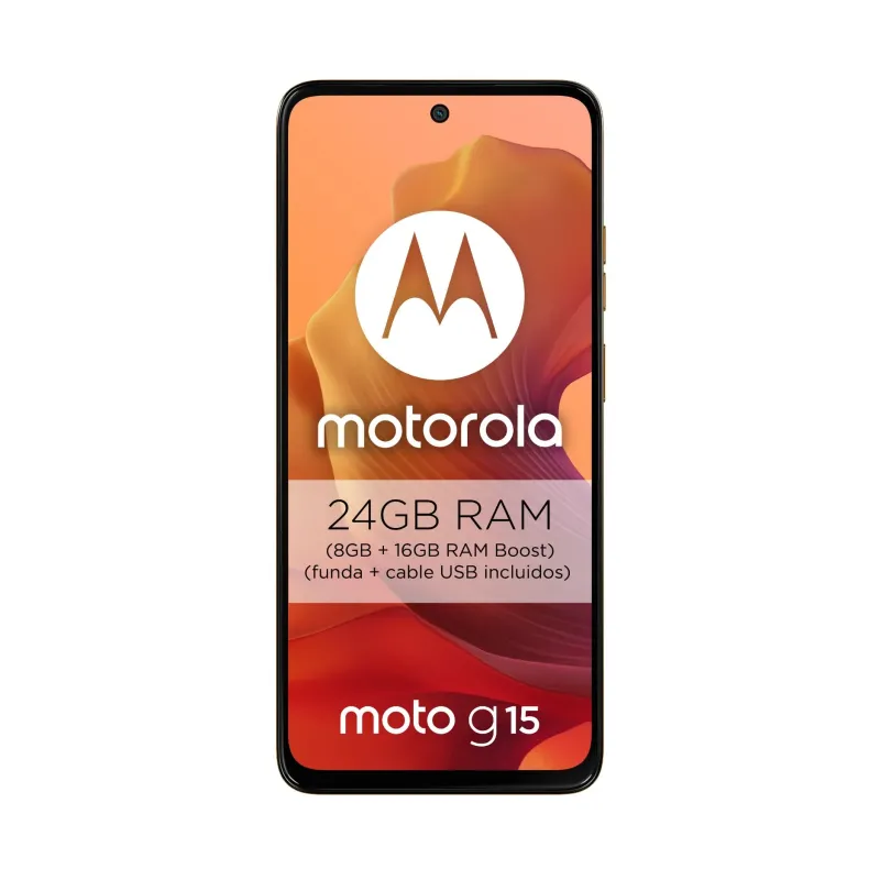 Motorola Moto G15 8GB/256GB Orange | Móvil Calidad Precio
