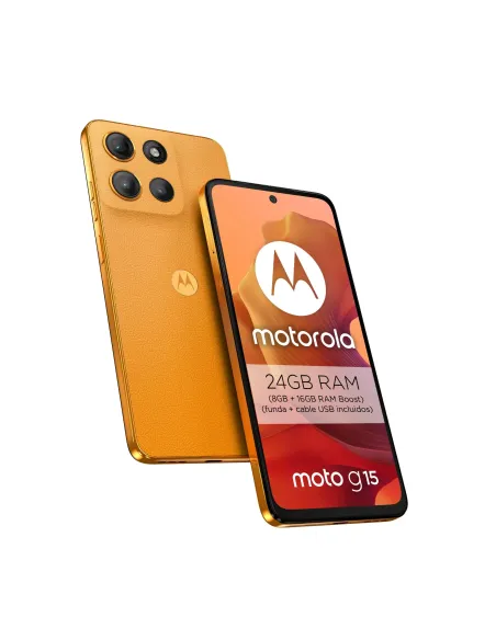 Motorola Moto G15 8GB/256GB Orange | Móvil Calidad Precio