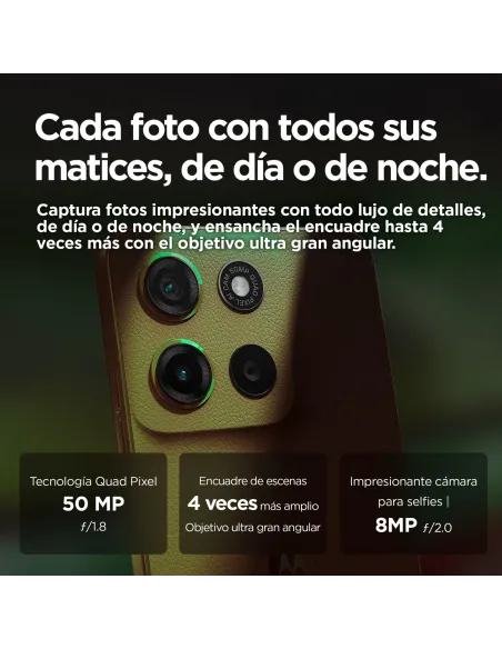 Motorola Moto G15 8GB/256GB Verde Iguana | Móvil Calidad Precio