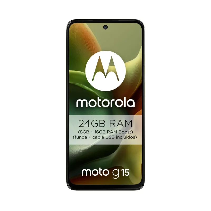 Motorola Moto G15 8GB/256GB Verde Iguana | Móvil Calidad Precio