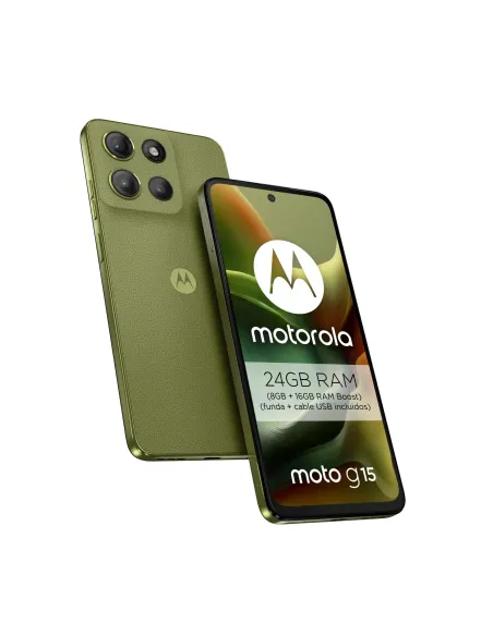 Motorola Moto G15 8GB/256GB Verde Iguana | Móvil Calidad Precio