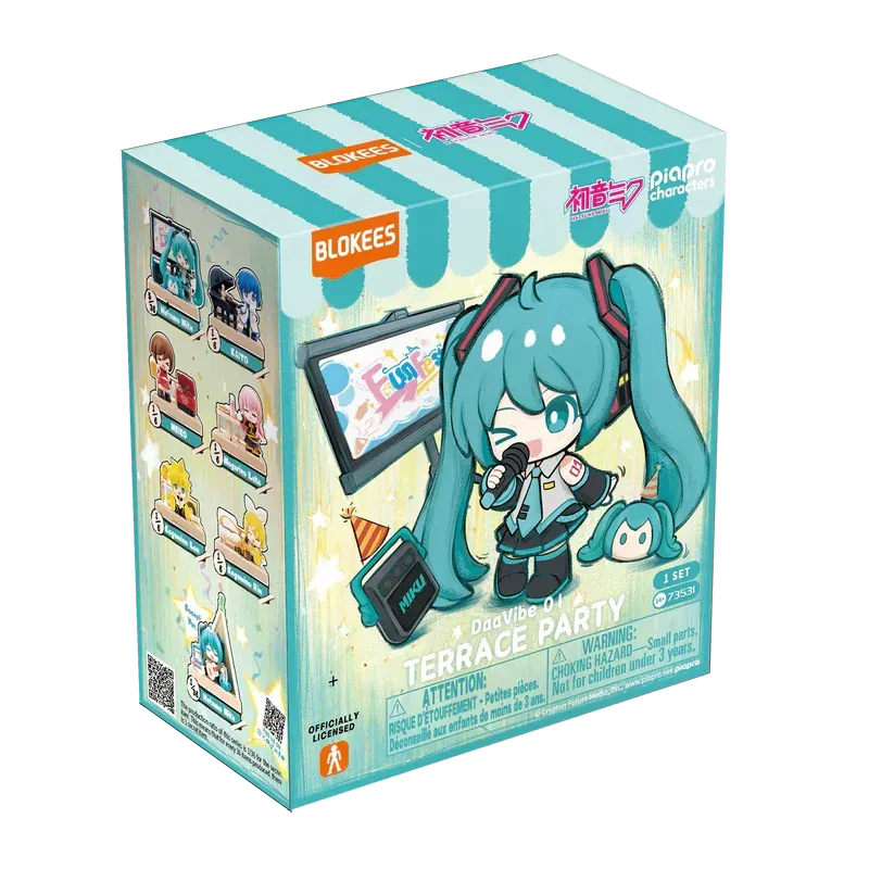 Blokees Hatsune Miku DAAVIBE Terrace Party