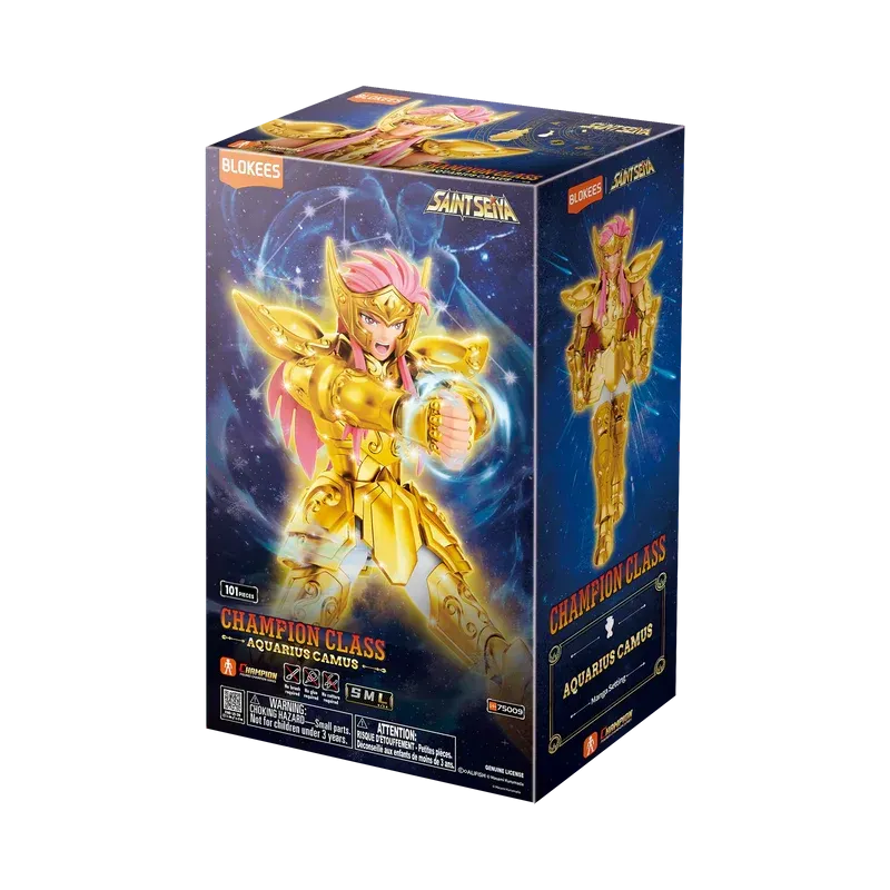 Blokees Aquarius Camus Saint Seiya Champion Class