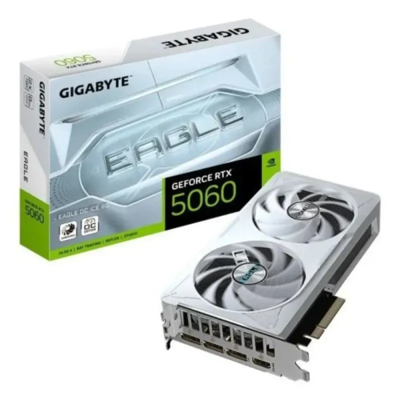 Gigabyte RTX 5060 Eagle OC Ice 8G | Tarjeta Gráfica GDDR7
