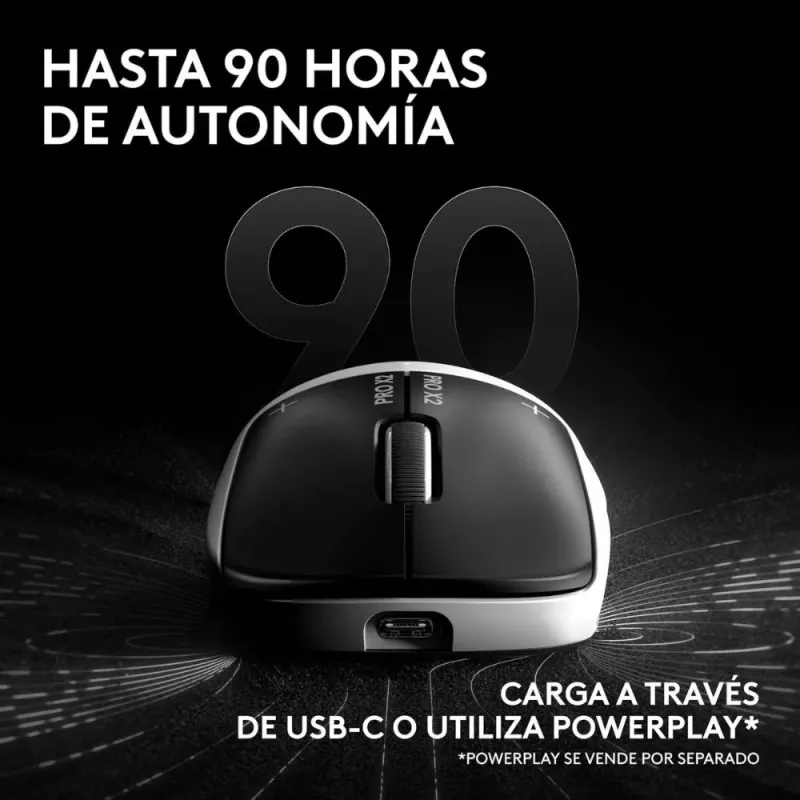Ratón Logitech G Pro X2 Superstrike | Inalámbrico 44000 DPI