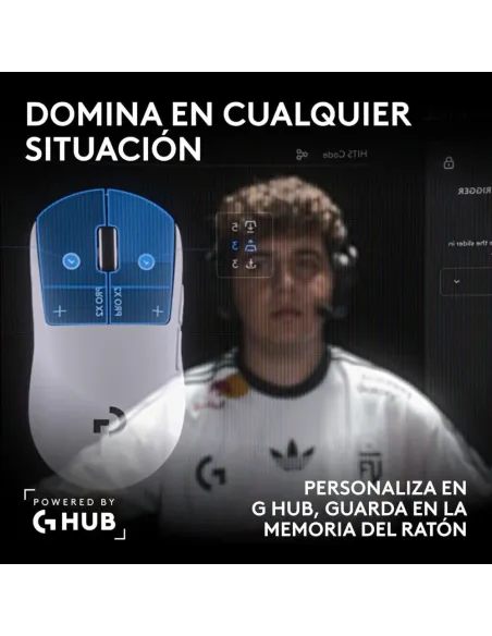 Ratón Logitech G Pro X2 Superstrike | Inalámbrico 44000 DPI