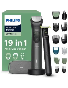 Philips Recortadora Serie 9000 MG9556/15 - 19 en 1 con OneBlade