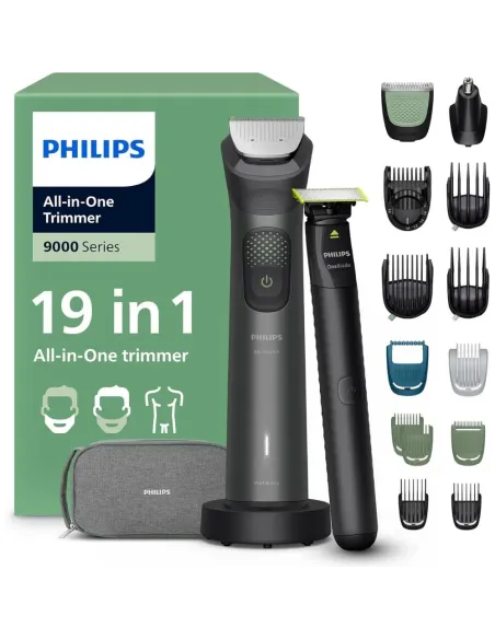 Philips Recortadora Serie 9000 MG9556/15 - 19 en 1 con OneBlade