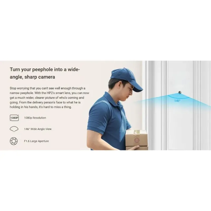 EZVIZ HP2 Smarter Kabelloser Türspion Gold