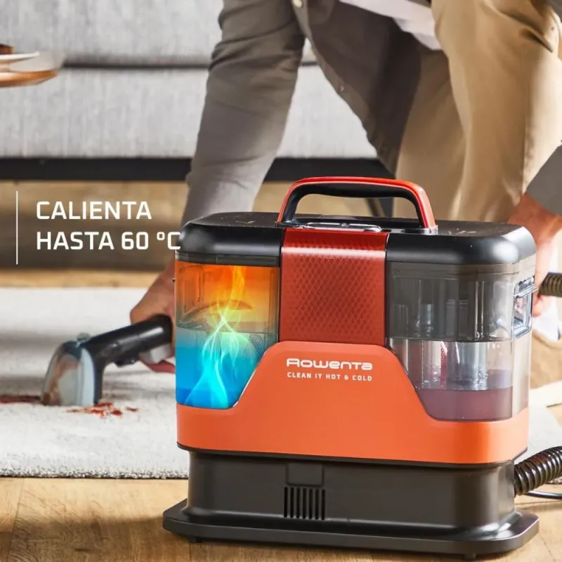 Rowenta Clean It Aspirador Tapicerías - Elimina Manchas Eficazmente