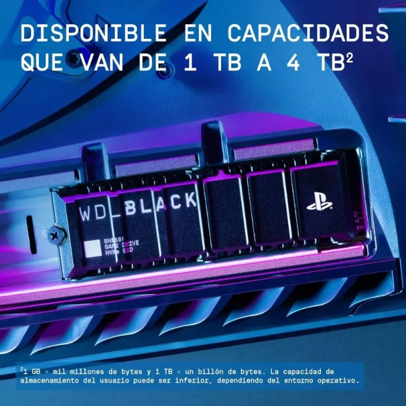 WD Black SN850P SSD Para PS5 2TB