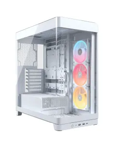 Corsair Frame 4500X LX-R RGB ATX Mid-Tower PC Case with Panoramic Tempered Glass and iCUE Link, White