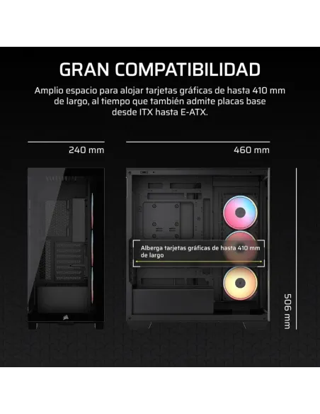 Corsair 3500X LX-R RGB iCUE Link | Mid-Tower Glass Case